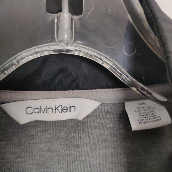 Calvin Klein Men's Zip Up Sweatshirt Jacket Size Large Cotton - Picture 4 of 8